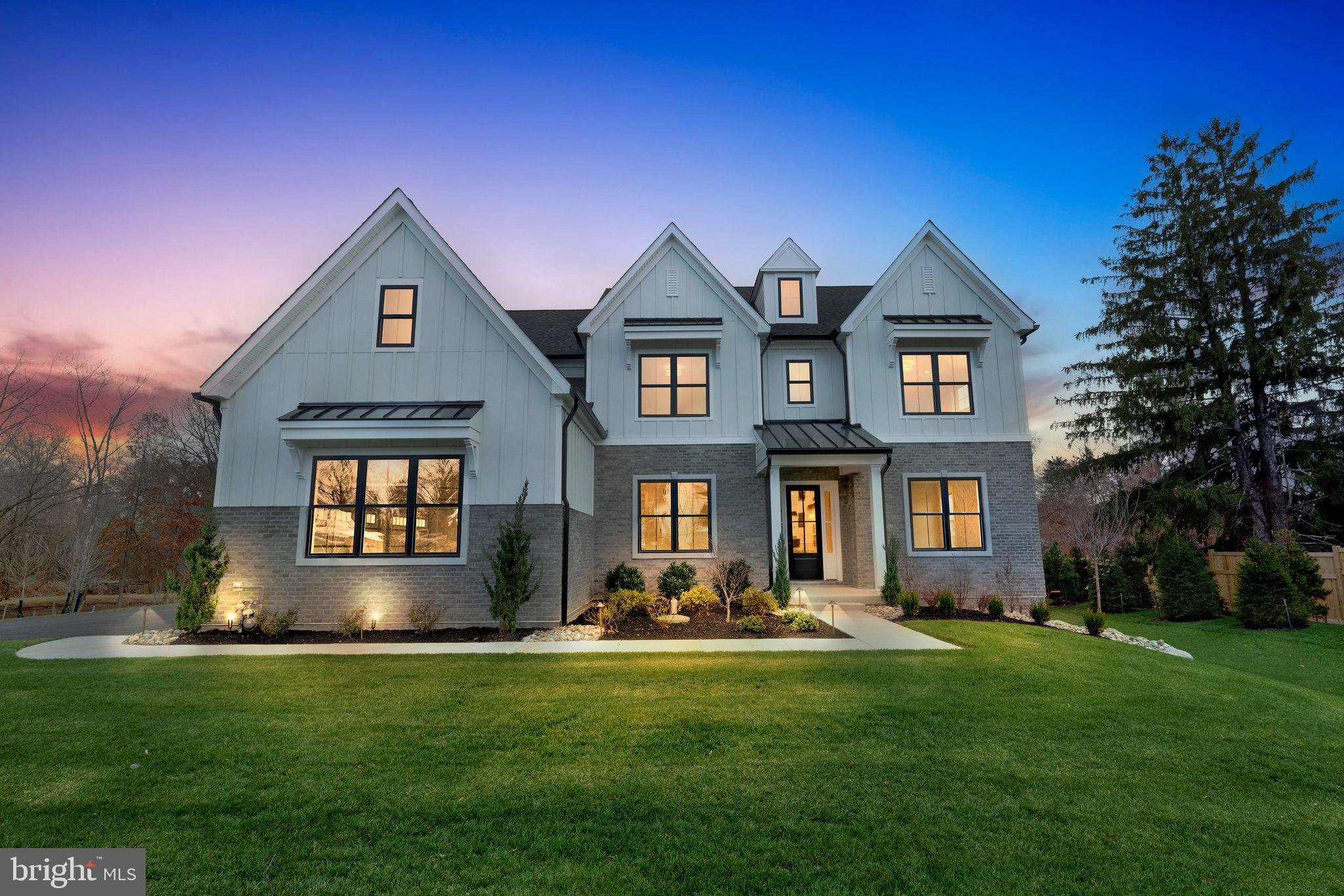 Quick Delivery! Exquisite Model Home! – Sawyer’s Run, Blue Bell.
Welcome to Sawyer’s Run—a boutique community in the heart of Blue Bell where luxury living meets exceptional craftsmanship. Built by renowned local builder Marc Salamone Homes, this move-in ready model home is nestled on just under an acre in a serene enclave setting and showcases the finest in design, finishes, and functionality. Step inside to find an open and thoughtfully designed floor plan, highlighted by 10-foot ceilings, field finished hardwood flooring, and sophisticated millwork throughout the main level. The heart of the home is the chef-inspired kitchen, featuring a large center island, 36” professional-grade slide-in range, additonal oven, microwave drawer, vented hood, under-cabinet lighting and outlets, and beautifully lit glass display cabinets. A walk-in pantry offers abundant storage and slider door that leads to a large deck with a peacful and picturesque setting. while the beverage center with sink adds a perfect touch for entertaining, the kitchen flows seamlessly into the impressive great room, where a beamed ceiling and gas fireplace create a warm and inviting atmosphere. Formal living and dining rooms provide elegant spaces for gatherings, and a private study is ideal for a home office or play room . A spacious mudroom with built-in bench connects to the attached 3-car garage, offering functionality and everyday convenience. Upstairs, the luxurious owner’s suite is a true retreat, featuring a dramatic tray ceiling, a cozy sitting area, and three walk-in closets. The spa-like bath is complete with a soaking tub, oversized walk-in shower with bench, dual vanities, and linen storage. Three additional bedrooms—each with its own en-suite bath—offer comfort and privacy for family or guests. A second-floor laundry room adds everyday ease.
The finished lower level includes a full bath and 9-foot ceilings, providing flexible space for recreation, a gym, guest quarters, or media room. Located in one of Montgomery County’s most desirable communities, this spectacular home combines elegance, convenience, and thoughtful design in every detail. Contact agnet about HOA. ***GPS: 726 Penllyn Blue Bell Pike, Blue Bell, Pa 19422***