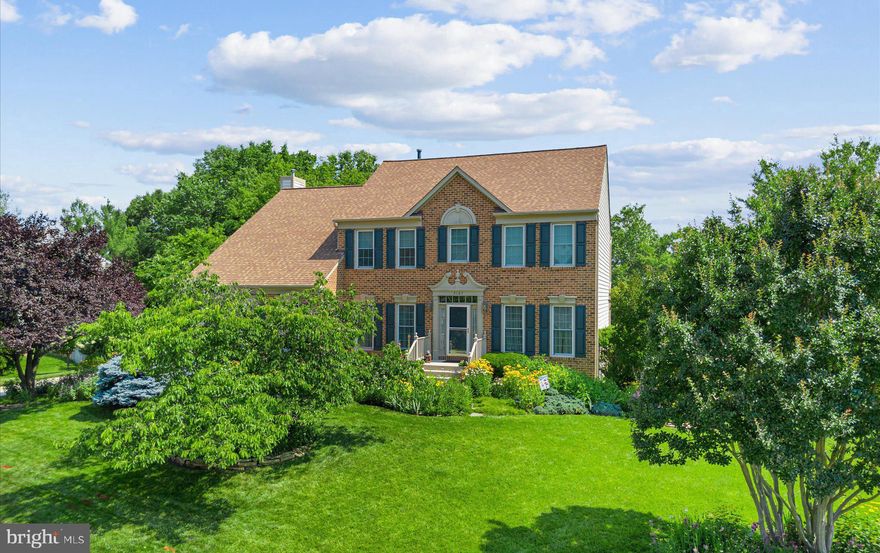 Nestled in the serene community of Hawthorne Forest ( Fair Lakes Forest), this beautifully maintained brick-front home (for sale by the original owners) is ready to welcome you. Spanning over 4,300 square feet, the charming residence features 4 spacious bedrooms, 3 full baths, and 1 half bath. You will love this garden paradise, where meticulously cared-for flower beds enhance the property's curb appeal and provide a serene, inviting atmosphere perfect for relaxation or entertaining guests. The attention to detail in the landscaping design reflects the love and care invested in this home, creating an outdoor oasis that you will be proud to call your own. As you enter your new home, you'll find a bright and versatile office, perfect for remote work or school projects. The cozy great room, featuring a charming gas fireplace, invites you to relax and unwind. French doors lead to an expansive deck, ideal for enjoying morning coffee or hosting gatherings with loved ones. The kitchen is the heart of the home, showcasing pristine white cabinets, elegant silestone countertops, a double wall oven, and a convenient desk space. Adjacent, the living and dining area features hardwood floors, creating an inviting space for dinners and special occasions. This level also includes a convenient half bath and a mud room/laundry room. Upstairs, you'll find spacious bedrooms with ample storage. The primary bedroom is a tranquil retreat, recently painted in soothing tones, featuring double walk-in closets and an inviting updated ensuite with separate double sinks, a standing shower, and a soaking tub.  Bedroom two offers built-in closet organization to keep everything in its place, the third bedroom features two large closets, and the fourth bedroom includes a roomy walk- in closet. The secondary bathroom is thoughtfully designed with double sinks in a separate area from the tub, providing plenty of space for morning routines. The basement is a true gem, with new carpet on the stairs leading down to a large recreation room adorned with beautiful LVP flooring. This walk-out level is bathed in natural light, thanks to full-size windows and french doors that both open to a small paver patio and a fully fenced yard, perfect for pets or play. Under the deck, you'll find covered storage space, ideal for garden tools or outdoor equipment. Inside, there's also a spacious storage room with a workshop area and a full bath with a tub/shower combination. Lovingly cared for and move-in ready, this home awaits its next owner. The community offers sidewalks and scenic trails leading to Walney Park, ideal for leisurely strolls or bike rides. Conveniently located just one mile from a shopping center, with easy access to I-66 for commuting and only 8 miles from Dulles Airport. Recent upgrades include a new gas furnace (2020) (with warranty until 8/25); new A/C (with warranty until 8/25); all new vinyl windows (2023); all new honeycomb window shades (2023); new farm style stainless steel sink and new faucet (2023); new gas stovetop (2024); new vinyl plank floors in the basement (2024); one new garage door opener with remote (2023); new roof (2015); kitchen cabinets refaced (2021); resealed tile floors in the kitchen and bathroom (2024); fresh coat of paint through out the entire home over the past two years; new carpet down basement steps (2024). Schedule a visit today and imagine yourself making memories in this delightful home.