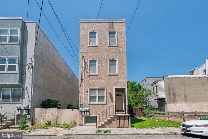 3D Matterport walk-through available! Investor’s dream. 4 turnkey side-by-side 2014-built duplexes just minutes to the Temple University campus. Meticulously maintained and generating an astounding $106,000 in annual net operating income. Outstanding condition and featuring smart bi-level layouts that maximize living space, wide-open floor plans, oak floors, granite surfaces, stainless appliances, in-unit washer/dryers, wired security systems, intercoms, fantastic outdoor spaces with bike racks. Fully occupied until July, 2026; priced to reflect a robust 8% cap rate. Incredible addition to your rental portfolio! Shows beautifully!