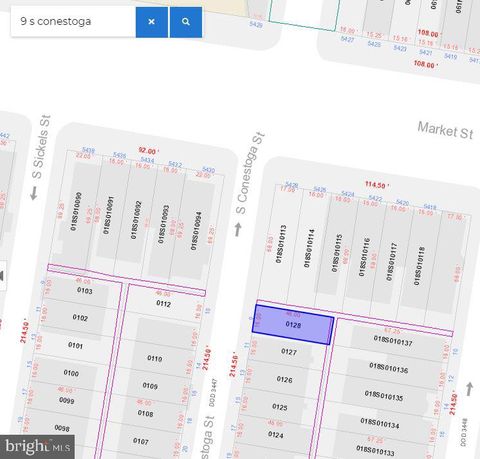 Vacant Land For Sale - 9 S Conestoga Street<br/> PHILADELPHIA, PA 19139