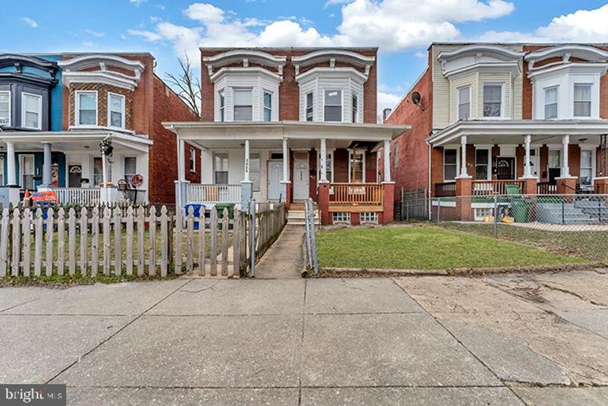 Investor Alert! 3922 Reisterstown Road, Baltimore, MD 21215 presents a fantastic opportunity for investors or savvy buyers looking to complete a project and add value. Many updates have been started, but additional work is needed to bring this home to its full potential. Ideal for a fix-and-flip, rental property, or a custom renovation, this home offers endless possibilities. Updates include: Demo, Framing, Windows, Roof, Plumbing, HVAC, Electrical , Front Porch.  NO FINAL PERMITS OBTAINED.

Conveniently located near major commuter routes, shopping, and public transportation. 

Sold AS-IS—bring your vision and make it your next successful investment!