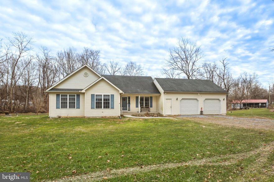 If you own horses or plan to own them, this is the place for you. Nestled near a stream in New Providence in Southern Lancaster County Pennsylvania is nearly four acres of land with an attractive ranch home, stable with attached shed, tractor shed and fenced pasture. The pasture is surrounded by electric fence.  In addition to the tractor shed there is the 30' long x 18' deep stable / attached shed complete with running water and electric.  The house is in almost new condition with 3 bedrooms, 2 full baths, beautiful sun lit kitchen,  a cozy "Bay Window" style breakfast area, and large dining room overlooking the covered front porch. There are hardwood floors and a working fireplace in the living room.  There's a two and one half car garage with loft above. A new furnace and water heater were installed in 2024. The house is equipped with a "whole house" Generac system. Central Air was installed in 2020. The house is also equipped with a Radon Remediation System and a 500 gallon in ground propane tank that services the entire house. The property sits on a  private lane in the Village of New Providence in the heart of Lancaster County Amish country. The house was built in 2004. Current owner had a garden along with horses. Seller raised steers and pigs on the property. This is a must see for horse lovers. When first offer is received, a deadline will be set for agreement presentation, but Seller reserves the right to accept an offer at any time. Buyer Agent to verify sq. footage and dimensions. No Escalation Clauses or sliding scale offers. Sold "As Is." SPECIAL NOTE: The section of the property that borders Beaver Creek is on a flood plain. Seller's insurance carrier informs that the house itself is in Zone X.  Flood insurance is NOT required by FEMA for homes in Zone X.*  Buyer and Buyer's agent should verify Buyer's specific lender requirements regarding flood insurance. * Zone X is very low risk 100 Year flood plain. Buyer to verify number of animals permitted with local zoning.