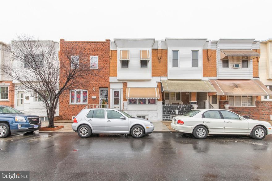 Awesome 3 Bedroom Home on one of Whitman's finest blocks.   Enclosed Porch with big Screen TV,  great spot to hang out.   Open Living Room with Large Eat in Kitchen,  Beautiful Hardwood floors. Unbelievable Master Bedroom with Exposed Brick, Gas Fireplace,  Nice size Middle and Back bedrooms.Modern 3 Piece Bath.    Great House on great block.   If your looking  for a finished  Home, this is it.                                                Call or text agent Joe Gorman  215 317-3218 for Showings