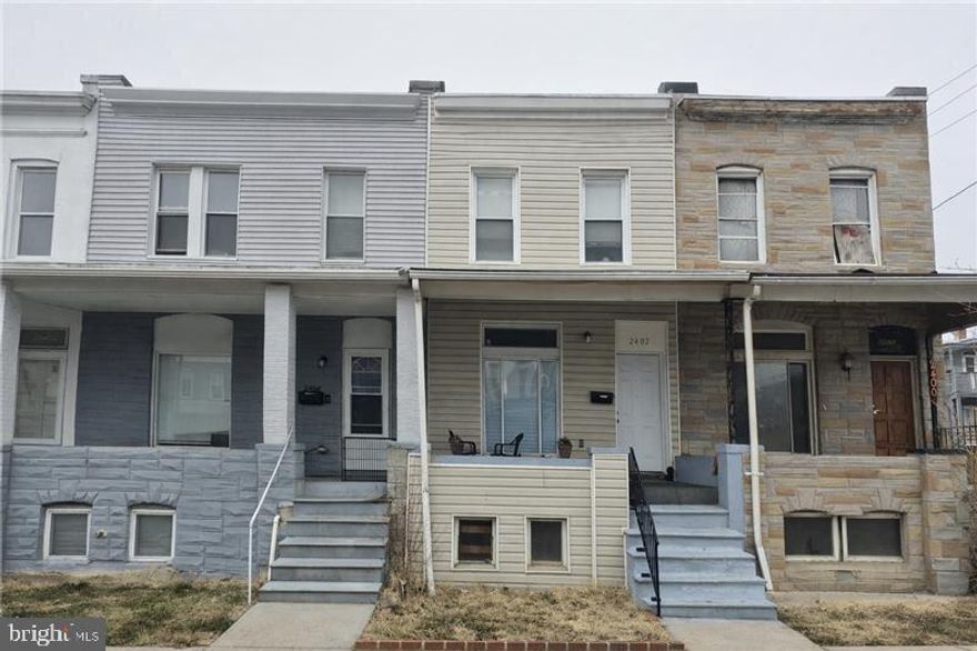 ONLINE AUCTION: Bidding begins 2/26/2026 @ 10:00 AM. Bidding ends 3/2/2026 @ 11:30 AM. List Price is Suggested Opening Bid. Deposit: $5,000.
 
This two-story porch front townhouse is located in the Coppin Heights neighborhood within Baltimore City. Residents can enjoy the nearby facilities and attractions such as the Mondawmin Mall, Gwynns Falls, and Coppin State University. The property is occupied. The area provides easy access to a major traffic artery, W North Ave, connecting to other regional parts of the city.