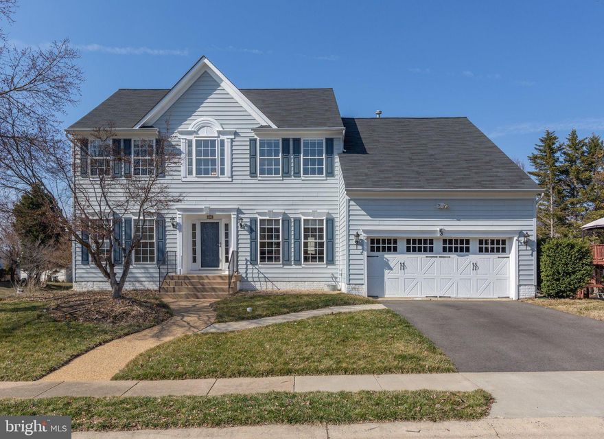This traditional colonial in Stafford Lakes Villages features a main level primary bedroom, three upper-level guest rooms and a a two-story foyer and family room, creating an open and light-filled atmosphere.  With over 2,500 finished square footage on the main and upper levels and an additional 1,700 unfinished square footage, there's ample space for creativity.  The kitchen, equipped with a large island and gas range, is ideal for culinary endeavors, while the deck off the kitchen enhances outdoor living.  Rear fenced yard has deck step access.    Formal entertaining is made easy with separate dining room located steps from kitchen.    French doors offer privacy for the upfront office.  An ideal telework space for todays teleworkers.  Conveniently located minutes away from major shopping and the insterstate.