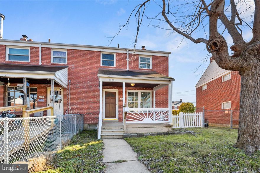 You don't want to miss this 3 bedrooms 1.5 bath end of group townhome with all new paint, new carpet in basement, recently refinished beautiful hardwood floors  throughout main level and upper bedroom level. Updated Bathroom. and Kitchen. Recessed Lighting. Rare 2 car parking pad in rear with covered deck.