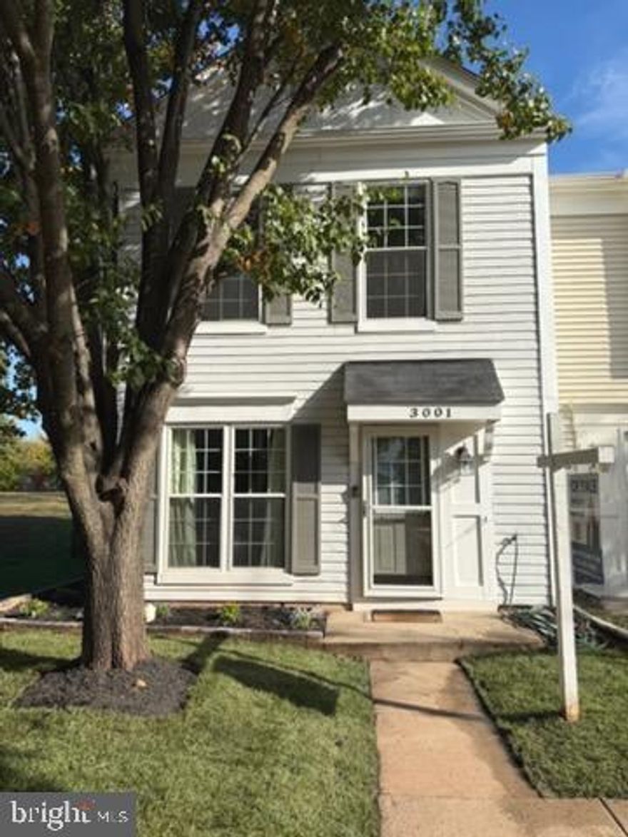 Welcome to 3001 McMaster Court, a beautifully renovated 3-bedroom, 1.5-bath end-unit townhouse tucked within the Highland Mews community of Herndon, Virginia. This fully updated home blends modern comfort with timeless appeal, offering a move-in-ready interior that feels brand new from top to bottom with over $50,000 in upgrades !!
The main level welcomes you with fresh flooring, new paint, and abundant natural light. The living room serves as the heart of the home, featuring a cozy wood-burning fireplace that adds warmth and character. The beautifully redesigned kitchen offers sleek cabinetry, stainless steel appliances, quartz countertops, and a bright dining area that makes both everyday meals and entertaining effortless. A renovated half bath and convenient laundry area complete this thoughtfully updated level.

Step outside to your private backyard oasis, where a spacious wraparound deck and brand-new patio create the perfect setting for outdoor living. Whether you’re dining al fresco, hosting weekend gatherings, or simply unwinding under the stars, this inviting space offers the ideal blend of comfort and relaxation. The end-unit position provides added privacy and a sense of openness rarely found in townhome living.

Upstairs, three comfortable bedrooms provide ample space for rest and retreat, each enhanced by new flooring and modern finishes. The full bath has been completely renovated with stylish tilework, contemporary fixtures, and a clean, timeless design. Every detail has been refreshed throughout, from the doors and trim to the lighting and hardware, creating a home that feels both polished and inviting.

Highland Mews is a well-established community offering tot lots, basketball courts, and common-area maintenance, with HOA services that include snow and trash removal. Residents enjoy access to highly regarded Fairfax County Public Schools, including Oak Hill Elementary, Franklin Middle, and Chantilly High School—part of one of the region’s most sought-after districts. Conveniently located near Dulles International Airport, Reston Town Center, and major commuter routes including Route 28, Route 50, and the Dulles Toll Road, this home combines modern style, thoughtful updates, and a location that truly has it all.