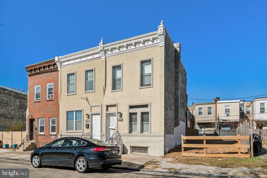 Beautifully renovated, exceptionally maintained, and 2 short blocks to Temple University! Wide-open living/dining/kitchen area with oak floors, crown molding, kitchen with solid oak cabinets, newer appliances, granite-tile surfaces, breakfast bar with pendants. Main floor washer/dryer, courtyard with privacy fence. Large bedrooms with great light and closet space, updated bath, updated baths with earthy ceramic tile. 2009-upgraded electric, plumbing, central HVAC, windows. Sold individually or as part of a package. Fantastic value!