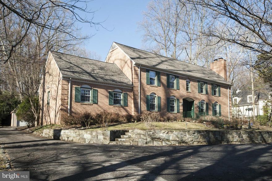 *PRICED REDUCED! GREAT VALUE !!STATELY HOME WITH CIRCULAR DRIVEWAY ON 1 ACRE LOT IN PRIME BETHESDA LOCATION. NEW ROOF, REFIN.FLOORS, UPDATED MODERN KITCHEN/ BATHS. LARGE DINING ROOM W/FRENCH DOORS TO PRIVATE PATIO + DEEP BACKYARD W/GAZEBO. MASTER SUITE W/LARGE BATH W/TUB +SHOWER STALL, 2ND BR W/EN-SUITE BATH. LOWER LEVEL W/HIGH CEILINGS,  DOUBLE-PANE WINDOWS, IN GOOD CONDITION BUT SOLD "AS IS".