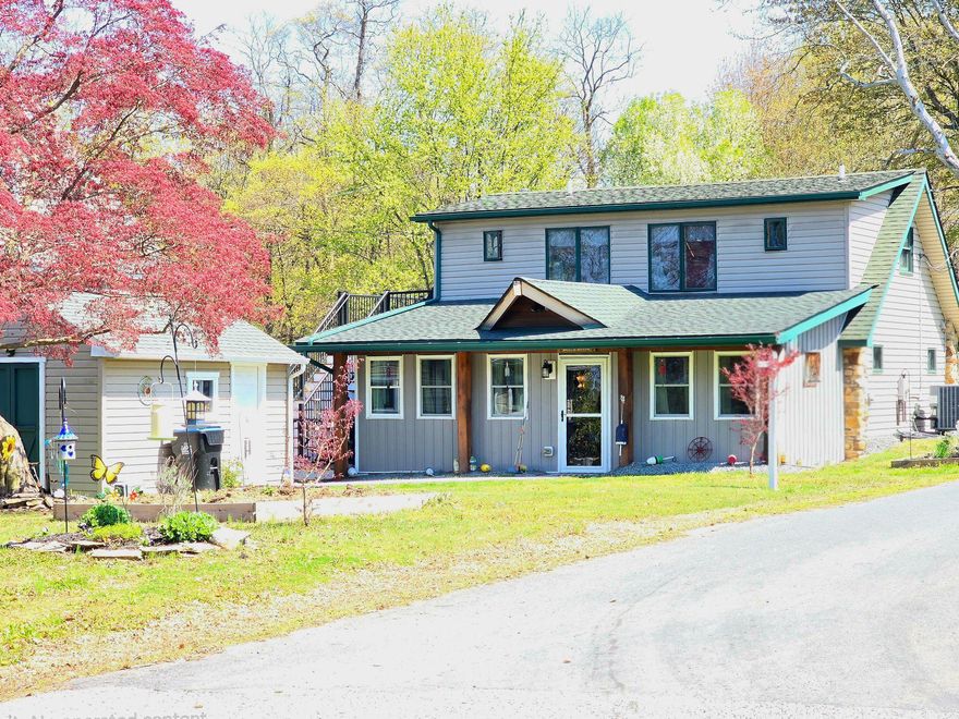 LIVE WHERE YOU PLAY – This charming, water-oriented home in Crystal Beach Manor offers the perfect combination of tranquility and adventure, making it ideal for full-time living or weekend getaways. Located at the mouth of the Chesapeake Bay, this 2-bedroom, 2-bathroom home is in the sought-after community known as "The Land of Pleasant Living", located just a short golf cart ride to the beach for outdoor recreational fun. This home offers the ideal balance of a quiet coastal lifestyle with easy living.
KEY FEATURES: A major renovation transformed this home into a modern and cozy retreat. Beautiful stonework, a spiral staircase, and thoughtful updates throughout make this a turn-key property. Enjoy the serene sights of the water from the brand-new multi-level composite decking. You will love the new beautifully added 3-season room created from a fully enclosed porch, featuring insulated walls, warm wood finishes, abundant natural light, and a cozy electric stove for extended seasonal enjoyment.
HUGE MASTER SUITE: The upper-level primary bedroom offers water views, a private retreat with its own full bathroom plus access to the 2nd story private Trex deck.
SPACIOUS YARD: One of the largest lots in the community, providing ample space for multiple vehicles, gardens and activities, perfect for entertaining and enjoying the outdoors.
OUTDOOR SHOWER: After a day at the beach, rinse off in your private outdoor shower, a perfect touch for beach living.
UTILITES: Central air and heat, plus your own well and septic system(no water or sewer bill).
Community Amenities:
NO HOA – Crystal Beach Manor is a voluntary civic association with a community boat club.
BOAT CLUB –For those who love the water, the Crystal Beach Manor Boat Club is just a short distance away, providing exclusive private boating amenities.
PUBLIC & PRIVATE BEACHES – Residents have access to a private beach, perfect for swimming, fishing, or just relaxing by the water.
Whether seeking a vacation retreat or a forever home, this water-oriented cottage offers the perfect setting for you to enjoy life at the bay. Schedule your showing today to make this peaceful getaway yours!