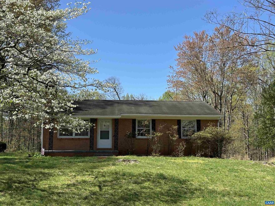 Welcome to this charming 3-bedroom, 2-bathroom house located in Albemarle County. This home features new flooring and hardwood floors throughout, as well as fresh paint to give it a modern touch. The kitchen is equipped with new appliances, perfect for preparing meals. The spacious basement provides a decorative fireplace and extra storage space, while the property boasts beautiful surroundings. Take advantage of the storage sheds for all your outdoor equipment. This house is available now and ready for you to make it your own.