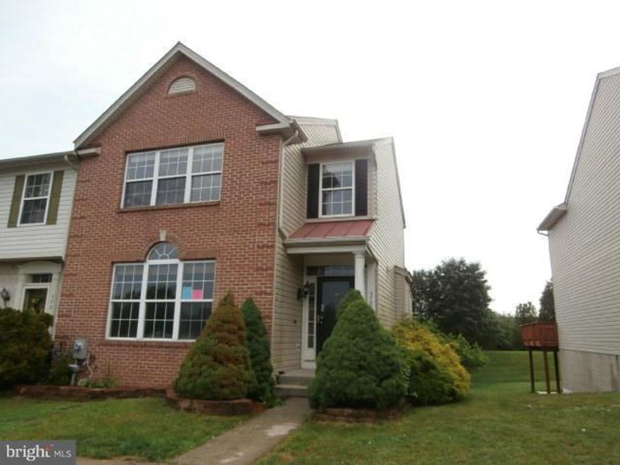 SPACIOUS end unit town home in Constant Friendship offers main level master suite, formal Living & Dining room, powder room , huge kitchen with breakfast bar and sliders to huge deck off rear. Basement has family room with fireplace , bonus room and full bath  . Lots of storage as well. Upper level has 3 nice size bedrooms and full bath.