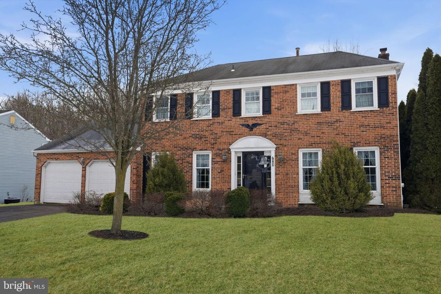 This stunning 4-bedroom, 2.5-bath Colonial home is located in the award-winning Neshaminy School District and offers a rare combination of beauty, privacy, and convenience! Nestled on a picturesque lot in the desirable neighborhood of Maple Point, the home sits in a prime, private location within the community. Step into the welcoming open foyer that leads to a spacious living room on the right and an oversized dining room on the left. Continue down the hall to find a cozy family room with a gas fireplace and a bright, inviting kitchen - both overlooking the serene backyard. The yard opens to approximately 50 acres of township-preserved open space, providing unmatched privacy and the chance to enjoy scenic views and local wildlife from the back patio.
Upstairs, the fully remodeled second floor features an impressive primary suite complete with a walk-in closet, a beautiful full bathroom, and a relaxing seating area. Three additional generous bedrooms and another full bathroom complete the upper level. Other highlights include elegant crown molding throughout, a conveniently located main-level laundry area, and a basement with high ceilings (ready to be finished if desired). The home also offers gas heat, central air, and public water and sewer service. Ideally located near Core Creek Park, Middletown Community Park, Newtown and Langhorne Boroughs, train stations, libraries, and major routes including I-95 and Route 1. This property presents an exceptional opportunity to own a truly special home in a prime location!