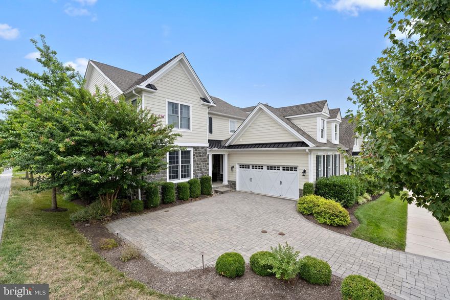 OPEN HOUSE SATURDAY 12-2PM. Don't miss this spacious twin "Rosemont" carriage home with 4 bedrooms, 3.5 bathrooms, and a FIRST FLOOR PRIMARY SUITE in the sought-after community of Liseter. 303 Orchard Lane was the builder's former model home and has only been occupied for 4 years. Builder upgrades and architectural details abound in this home, including upgraded wood flooring throughout, upgraded tile and lighting, moldings galore, upgraded appliances, and an expanded kitchen and great room. Enter into the courtyard with a fully pavered driveway. The two-story foyer showcases a lovely curved staircase, creating a dramatic and spectacular first impression. To the left is a well-appointed office with glass-paned french doors. Continue to the elegant dining room, accented by a tray ceiling, bay window and mirrored picture molding. The gourmet kitchen includes a large center island, upgraded appliances and commercial grade refrigerator, pantry, and an expanded breakfast area. Off the kitchen is an expanded Trex deck with pergola for alfresco dining. The dramatic focal point of this home is the expanded two-story family room with a floor-to-ceiling stone, gas fireplace, coffered ceiling and wainscoting--a perfect place to entertain. The expanded first-floor primary bedroom offers an oversized bedroom with vaulted ceiling, geometrical moldings, and a primary bathroom with dual vanities, a large walk-in closet, and an expansive shower with seat & dual shower heads. A convenient laundry room, mudroom with cubbies, a half bath, and a 2-car attached garage complete this floor. The open and airy second level features three generously-sized bedrooms with walk-in closets and two full bathrooms. One bedroom boasts a princess suite with tub/shower combo and the additional 2 bedrooms share a hall bathroom with tub/shower combo. 303 Orchard is in a great location within the community, walkable to all the fantastic amenities. The Club House features an outdoor infinity swimming pool, fitness center, yoga studio, lounge, game room and covered terrace. There are two tennis/pickle ball courts and a large pond for fishing. The 9,000 sq. ft historically preserved "Party Barn" is used for gatherings and the "First Friday social." There are walking & biking trails, gardens and a gazebo, and an outdoor pavilion area which is frequently used for neighborhood events and food trucks . And over 260 acres of preserved open space! Convenient shopping and restaurants in Newtown Square, like Whole Foods and the new shops at Ellis Preserve and a short ride to the vibrant town of Wayne.