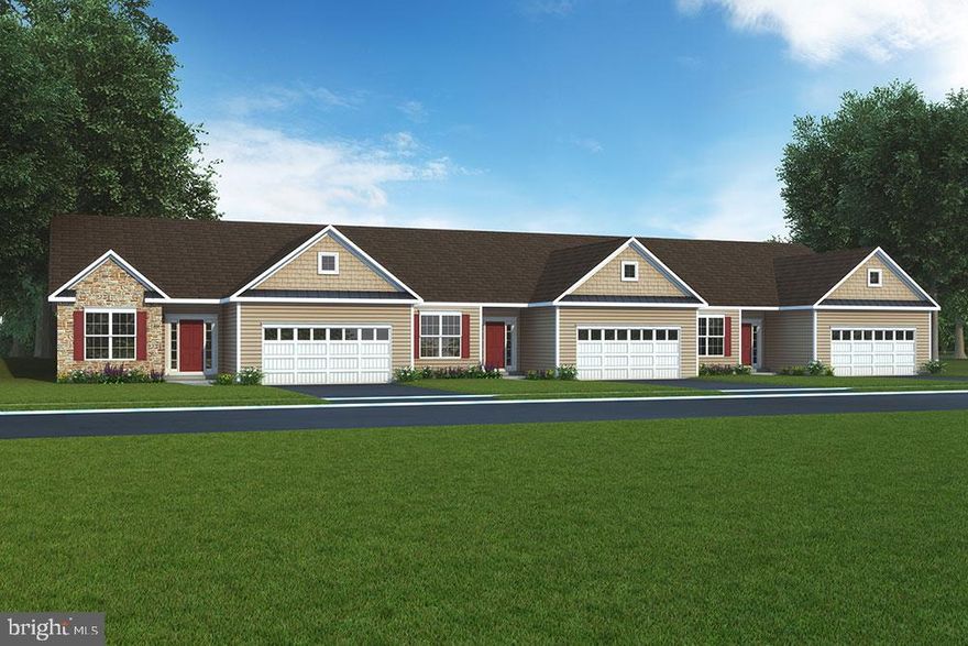 "TO BE BUILT" Meant for residents 55+, these homes were thoughtfully designed for freedom, accessibility and peaceful living. All the amenities are located on a single floor, including an open-plan kitchen and living space great for hosting as well as the owner s suite. Each home also comes with its own garage and driveway and boasts a touch of modern, versatile style everywhere you look. Not only that, but residents don t have to worry about lawn maintenance. All lawn care and snow removal are completely taken care of for you.