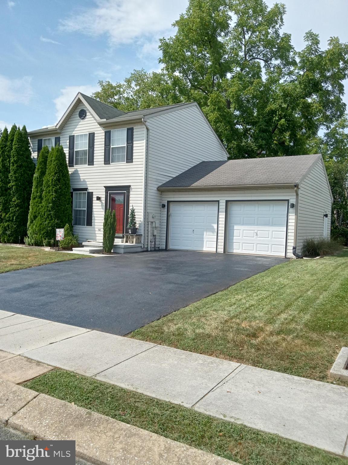 Pristine home located in South Branch Estates, located in New Oxford is so welcoming that you won't want to leave home. Just bring your clothes and move in. This 3 bedroom 3 1/2 bath home features a finished basement with a bonus room, exercise room that comes with it's own TV and laundry room located in the mechanical room. Huge closet with the beautiful barn door sliders.
This home has detailed and descriptive colors that are making a very happy feeling.
The main floor has living room with built in electric fireplace and surround sound. Kitchen boast beautiful light-colored wood cabinets. The kitchen features 2 full size pantries plus 2 in dining room. Plenty of cabinet space and counter space. Gas stove, built in dishwasher and refrigerator comes along with the kitchen. 1/2 bath in hall leading from front door to kitchen.
Upstairs boast 3 bedrooms plus 2 bathrooms. Pull down steps to attic.
Enjoy the rest of your summer sipping iced tea or coffee on the beautiful and peaceful covered deck overlooking your beautiful back yard. School bus stops in front of the house or you are in walking distance of the high school. This home also has 360 Camera surveillance. This home shows just how much love and care the couple that lives here put into it. They decided it was time to downsize. Traveling to Rt 15, RT.30, or Hanover for jobs, shopping, entertainment, restaurants, farm markets are close by. Please give me a call for a private showing. This home is a must see. It won't last long. All furniture is negotiable with seller except coffee table and cabinet in upstairs hall.