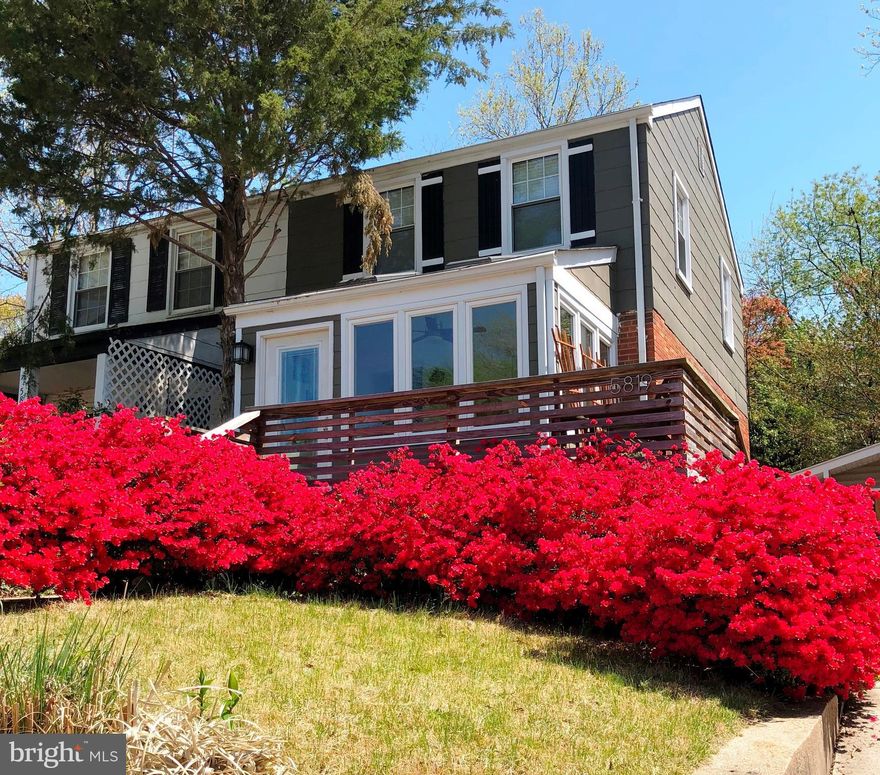 Don't miss this very special home just 2 blocks from Huntington Metro! Filled with light from east, south and west exposures and loaded with upgrades/ renovations, including kitchen and baths, basement renovation, some appliances, w/d, electric panel, whole house plumbing stack replaced with copper pipes, basement egress window, chimney cap and liner, French drain and sump pump....the list goes on .  Sunroom with gorgeous sunsets and skylights for great light, coffered ceilings in living and dining rooms, finished basement with legal bedroom and bath,  incredible storage and shed large enough for a party!  Oversized lot with delightful, leveled  back yard with patio and professionally designed hardscape and landscaping.    Parking for 3 cars.  List of upgrades available.  Interior photos to come.  Bring your most discriminating buyers!  Offers, if any, due by  Sunday, February 14th, at 8pm.  MASKS REQUIRED.   Thank you.