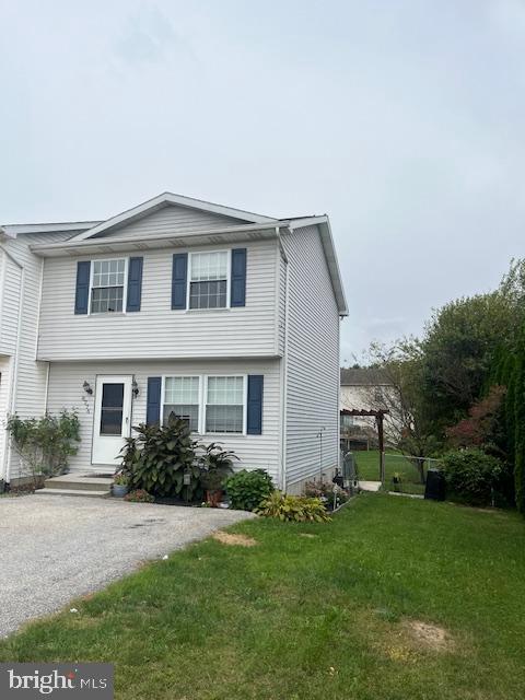 End unit townhome for rent, three bedroom, 1.5 bath, rear deck, patio with fenced yard and shed, finished room in lower level. Pets case by case. Available now.