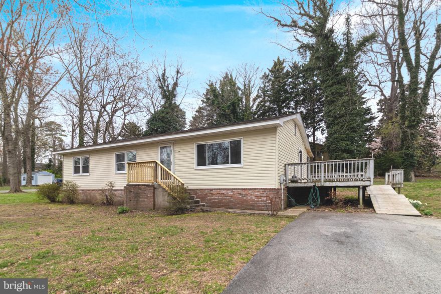 Open House Saturday, April 4th | 10am-12pm!

Opportunity awaits in this well-maintained 3-bedroom, 1-bathroom home in Saint Leonard, MD! Offering just over 1,200 square feet of comfortable one-level living, this property sits on a spacious corner double lot, a rare find in the area. Enjoy outdoor living with a lovely side deck that wraps around the back of the home to a covered rear deck, complemented by newly installed siding and ceiling. A new septic was installed 3 years ago!

Located just a short walk to the beach, this home offers the perfect blend of location and potential. This home presents a fantastic opportunity for buyers looking to make a home their own or investors looking to add to their portfolio. This would make a great rental, as well! Carpets have been professionally cleaned.