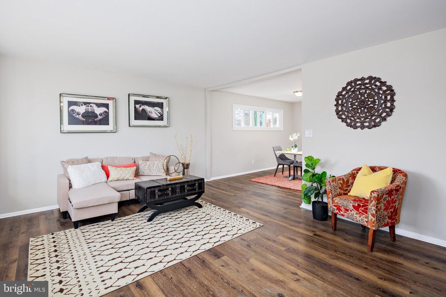 Welcome to 3410 Kelox Rd - beautifully updated single family home now available.  The house welcomes you with a nicely appointed living room, new LVP floors throughout, separate dining room and a brand new kitchen with an island, crisp shaker wood cabinets, Sparkle White quarts counters, trendy backsplash and new appliances.  There are three large bedrooms located on the main level including an en-suite, as well as two fully renovated bathrooms. Lower level is fully finished with brand new carpet, features a family room as well as a bedroom and a newly renovated bathroom. Large covered patio and a backyard are perfect for family gatherings and cookouts. Brand new roof and all new widows are among many other updates of this home. Great location close to all major highways. Buyer to verify the ground rent.