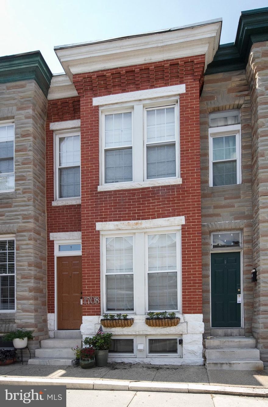 Gorgeous historic home in the desirable area of Riverside Park in Federal Hill. Brazilian cherry flooring, 2-tier crown molding, wainscoting, breakfast bar, paver patio, cedar fencing with keyed entry and more. 1st floor features LR, DR and sitting/bar area. 2nd floor features Master BD, Guest BR and Loft/Office. Super convenient in & out of the city. Possibility to convert patio in parking pad