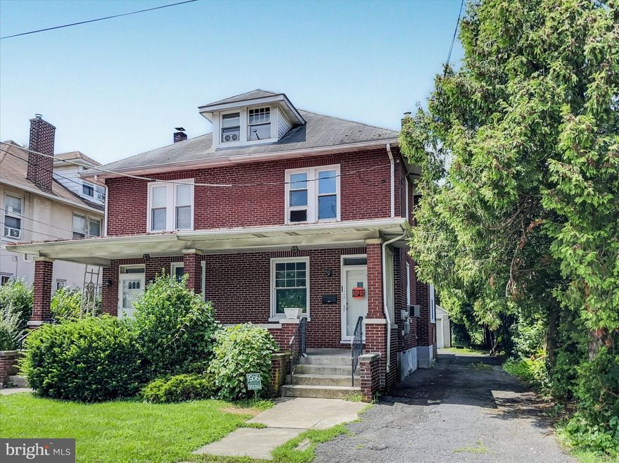 Welcome to this  3-bedroom, 1-bath brick semi-detached home located in the desirable West Shore School District. Featuring  hardwood floors throughout, this home offers a warm and inviting atmosphere. The main level includes a spacious living room, a formal dining area perfect for entertaining, and a functional kitchen. Upstairs, you’ll find three comfortable bedrooms and a full bath. Additional highlights include a 1-car detached garage, a full basement for extra storage or potential finishing, and a nice backyard space. Conveniently located just minutes from I-83, commuting to Harrisburg, York, or beyond is a breeze. Some cosmetic updates will make this home shine again. Don’t miss the opportunity to make this charming home yours!