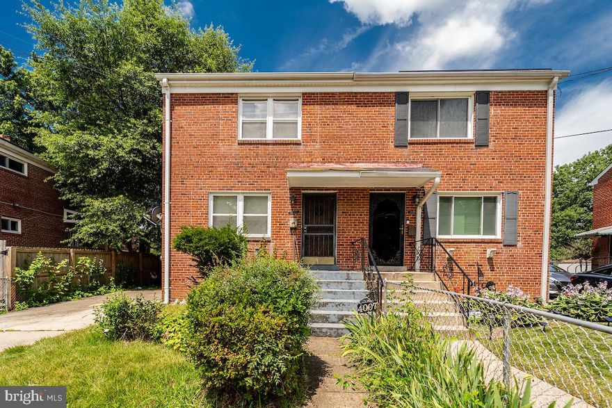 Welcome to 4007 Norcross St.  This 3 bedroom and 1 1/2 bath home is looking for a new owner to put some TLC back into this gem.