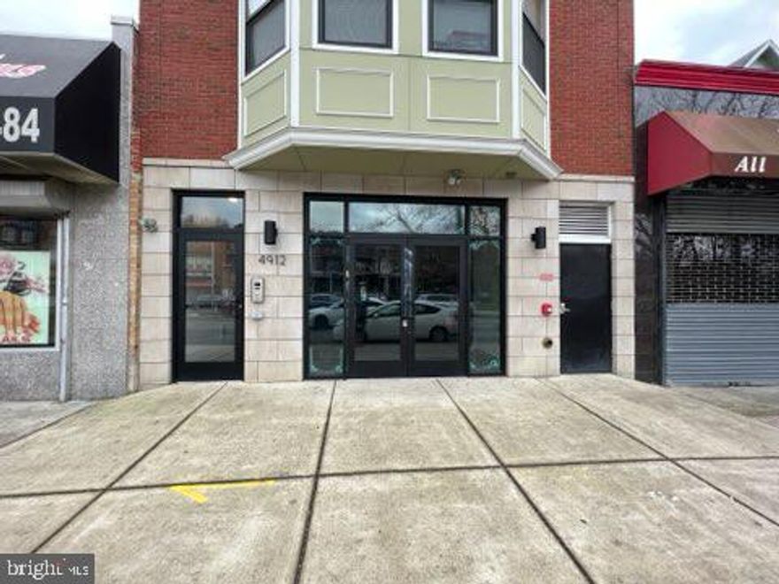 University City/ Cedar Park/ West Philly Approximately 1000SF  good quality, ADA compliant,  retail space with restroom and additional standalone work sink, ceramic tile flooring, 9+ ceilings, Central Air, and sprinkler system .  Approximately 800 SF at grade, and 200SF below grad which can be used for storage or office space.  Situated on busy Baltimore Avenue, at 49th where pedestrian traffic, and mass transit commuters flow. 34 Trolley and a Septa bus line run on this street. Other business on this strip include restaurants, Carbon Copy, Barn  and Hibiscus, as well as a wine and spirits, a diner, a dry cleaner, coffee shop,  and pharmacy. Close to Mariposa market, Booker's Restaurant, and Cedar Park. Short commute to UPenn and Drexel.