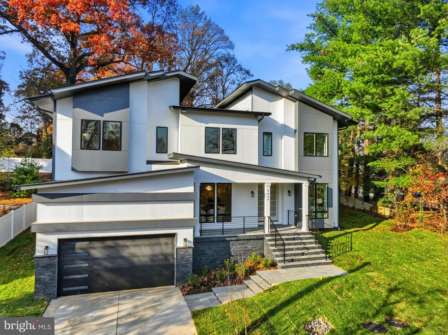 Priced to Sell. Best Value in Pimmit Hills. 
Welcome to 7306 Sportsman Dr, a brand-new 2025 custom home by YR Design & Build offering over 7,300 square feet of finished living space across three levels in the heart of Falls Church. This six-bedroom, seven full and one half bath residence showcases refined modern architecture, wide-plank hardwood flooring, soaring ceilings, oversized windows, and thoughtfully curated custom finishes throughout. The main level features an open-concept floor plan designed for both everyday living and entertaining. The gourmet chef’s kitchen is equipped with a waterfall quartz island, professional-grade Thermador appliances including gas cooktop and double wall ovens, custom cabinetry, walk-in pantry, and a sun-filled breakfast area. The spacious family room with fireplace flows seamlessly into the formal dining room. A private main-level bedroom suite with full bath offers flexibility for guests, in-law living, or multi-generational needs. Upstairs, the expansive owner’s suite includes a sitting area, oversized walk-in closet, and a spa-inspired bath with soaking tub, dual vanities, and luxury shower. Three additional en-suite bedrooms and a central loft provide comfortable and functional living space. The fully finished walk-out lower level is designed for entertainment and lifestyle flexibility, featuring a dedicated home theater, fitness room with professional rubber flooring, a large recreation room, an additional bedroom suite ideal for an au-pair or extended guests, and generous storage space. Built with future-forward infrastructure, the home includes 400 AMP electrical service, energy-efficient Carrier dual-zone HVAC systems, and a high-efficiency tankless water heater. Additional highlights include new construction (2025), attached garage, modern open layout, walk-out basement, and energy-efficient systems. Located within the Fairfax County Public Schools district and assigned to Westgate Elementary School, Kilmer Middle School, and the highly sought-after Marshall High School, this home offers convenient access to Tysons Corner, I-495, I-66, Route 7, and the Silver Line Metro, as well as premier shopping, dining, and major commuter routes, combining luxury living with exceptional convenience.