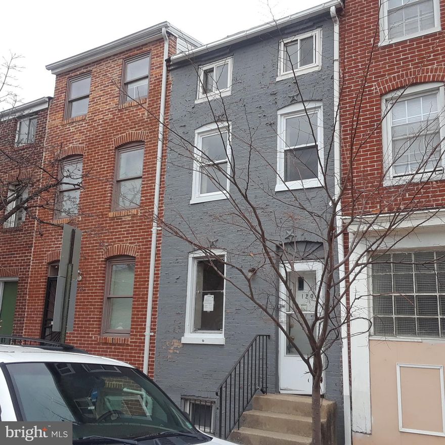 Wonderful opportunity to own this all brick-front home in Hollins Park.  Enjoy nice room sizes, wood floors, and eat in kitchen.  Use the basement for added storage or finish off for additional space.  The rear yard is perfect for warm weather fun.  Just minutes from Downtown Baltimore, with easy access to the B & O Museum and University of MD!