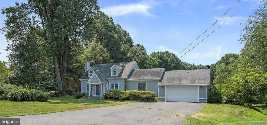 Priced to sell great starter home on 2 acres in Great Falls with 2 car garage**Well maintained with recent upgrades** Hardwood floors** Sun room and deck with a view of beautiful flat backyard** Good to live in as you plan and build  new home behind or expand over this one ** lots of possibilities** lot may be eligible to  subdivide  R1 zone ** surrounded by million dollar estate homes ** make your new dream home**  subject to existing tenant lease**Must see