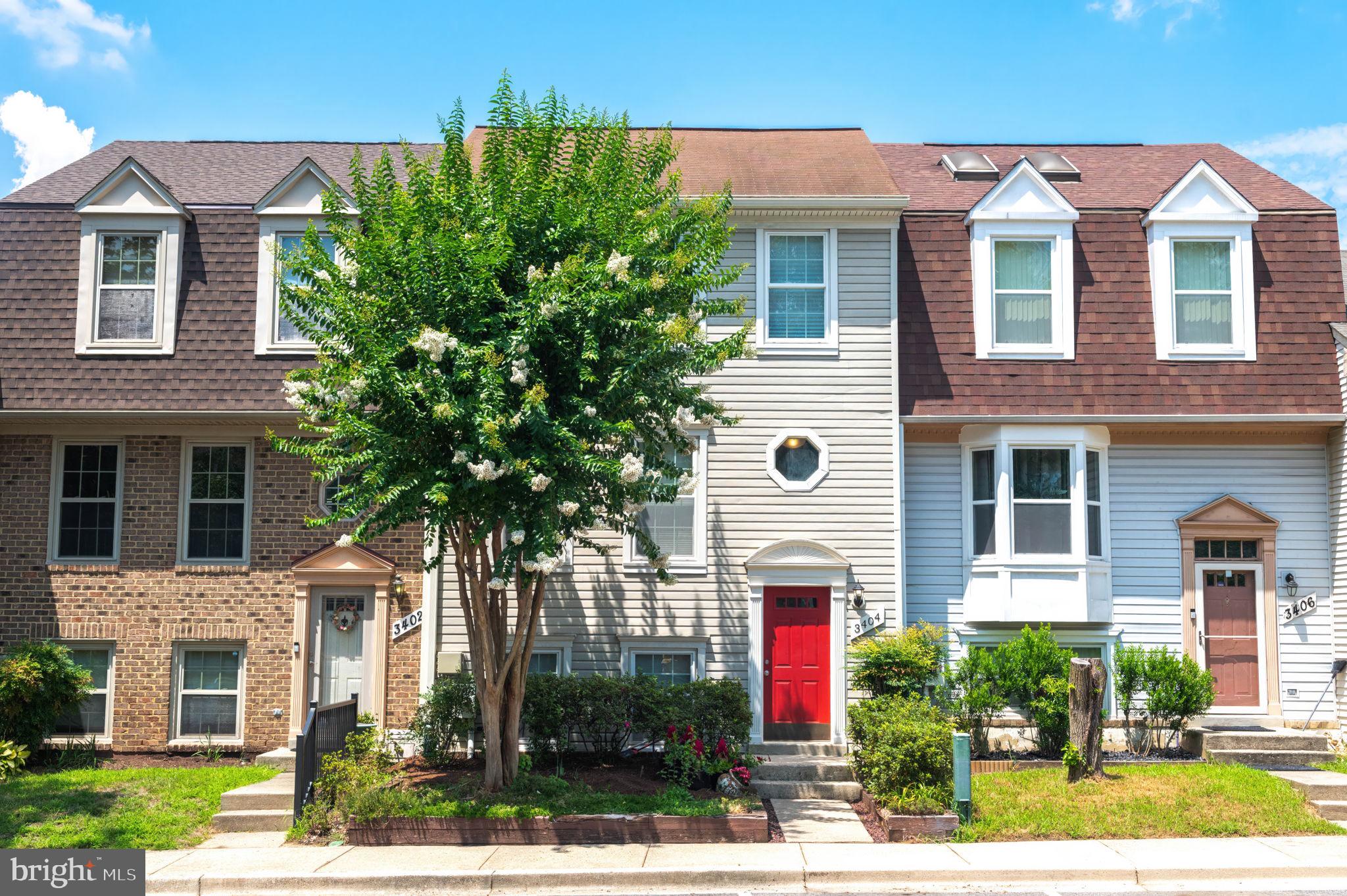 This beautifully maintained three story 3-bedroom, 2.5-bath townhome offers over 1,800 square feet of comfortable and versatile living space. Step into the main level featuring gleaming luxury vinyl plank flooring, a lovely decorated half bathroom for guests, the kitchen comes with granite countertops and a warm backsplash that is accompanied by oversized cabinetry to accommodate all of our storage needs. From the dining room retreat to a faboulus oasis! The owner has put lots of time into additional gardening as well as installing customized sheds for additional storage.
Upstairs, enjoy a charming loft area ideal for a home office, playroom, or cozy lounge. Fresh paint throughout and refreshed carpeting make this home truly move-in ready. The owners suite is located on the 2nd floor and lovely finishes have been installed and a granite vanity. There are two nice size bedrooms with storage on the 3rd floor. There is a full bathroom on the 3rd floor that has also been updated. The owner has taken great care of all systems that have recently been serviced and maintained regularly, and more capacity was extended to the A/C to ensure cooling of the third floor. New fans have been installed in all bedrooms as well as one in the main-level of the home. Windows were installed by Thompson Creek Windows and they come with a lifetime warranty.
The front yard boasts a lovely garden that blooms beautifully in spring for about 6 weeks, adding extra curb appeal. Located just minutes from local shops, schools, and entertainment, this home combines comfort, convenience, and charm in one perfect package. This property is also in a prime commuter area conveniently located near Route 50 and 301, making your commute to Washington, D.C. within 30 minutes and Baltimore, MD about 25 minutes away. This townhome has only been occupied by one owner who has taken GREAT care of the property over the years. Keep an eye on this one, you don't want to miss it!
