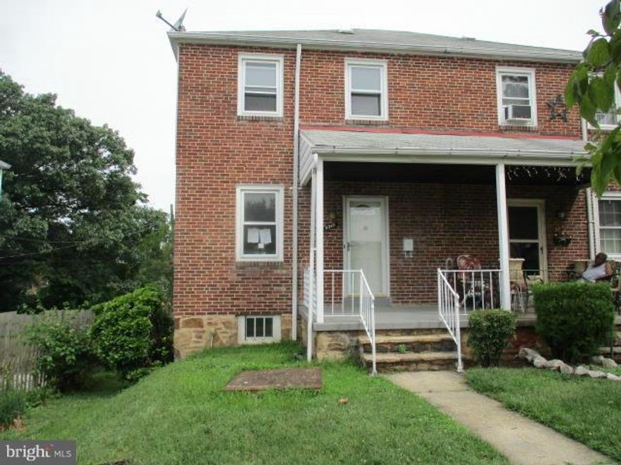 Nice size duplex with off street parking features covered front and rear porches and fenced in large back yard. Upgrades in the past to include kitchen ,baths and more. Pull down attic for extra storage . Lower level is finished with family room ,1/2 bath and storage. Walk out a few steps to covered patio. Upper level has 3 bedrooms & bath. INVESTORS CAN BID ON DEC 13 VIEW DOCS ON MLS