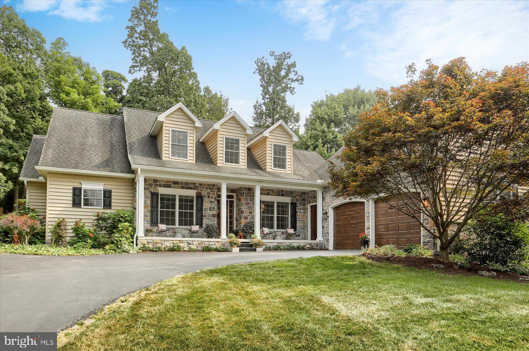 Welcome to 18 Palomino Parkway! This home is an absolutely stunning and meticulously maintained home nestled on a quiet cul-de-sac in beautiful Dillsburg, PA. Set on a spacious and private 1-acre lot, this 3 bedroom, 2.5 bathroom home offers the perfect blend of high-end finishes, thoughtful design, and a rural setting with easy access to modern conveniences.
From the moment you arrive, you’ll be captivated by the charm of the covered front porch, the time and detail that went into the porch floor and the peaceful surroundings of the neighborhood. Step inside to discover a light-filled, open-concept layout designed for both everyday living and elegant entertaining. The heart of the home features a dramatic living room with soaring cathedral ceilings, a cozy fireplace and gorgeous herringbone wood flooring, and an impressive 16 feet of gliding glass doors that frame breathtaking views of the lush backyard. These doors lead out to an expansive covered rear patio, where you’ll enjoy relaxing evenings, quiet mornings, and watching the seasons change...patio TV included!
The spacious kitchen is both functional and inviting, offering ample cabinetry, prep space, and a breakfast area. An adjacent family room and formal dining room provide ideal spaces for gatherings, holidays, or quiet evenings in. The layout continues to impress with a first-floor primary suite offering comfort, privacy, and beautiful natural light... perfect for one-floor living.
Also on the first level, you’ll find a convenient mudroom, laundry room, and a thoughtfully placed half bath. Upstairs, two nicely sized bedrooms share a well-appointed Jack-and-Jill full bathroom, creating a smart and functional layout for family or guests.
What truly sets this home apart is the level of care and attention to detail found in every corner. From the designer paint selections and stylish accents to the upgraded finishes and impeccable condition, every space has been thoughtfully curated. This home is not just move-in ready—it’s unforgettable.
Additional standout features include:
Oversized, heated two-car attached garage
Board and batten shed—perfect for storage or hobbies
New roof to be installed prior to settlement for added peace of mind
Anderson Windows - quality craftsmanship
Fenced-in backyard with both traditional and invisible fencing
Energy Recovery Ventilation (ERV) system to enhance air quality and energy efficiency
UV light system installed for well water for cleaner, safer water
Enjoy the best of both worlds—peaceful country living with convenience to major routes. Located just minutes from Route 15, the Turnpike, Route 581, and local amenities, you’ll love how easy it is to get where you need to go. Plus, the home is walkable to two nearby parks with scenic walking paths, offering even more outdoor enjoyment right in your neighborhood.
Whether you're sipping coffee on the front porch, hosting summer barbecues under the covered back patio, or simply admiring the finishing touches throughout the home, 18 Palomino Parkway offers a lifestyle as beautiful as the home itself.
Don’t miss your chance to own this truly special property...schedule your private showing today and fall in love with all it has to offer!
