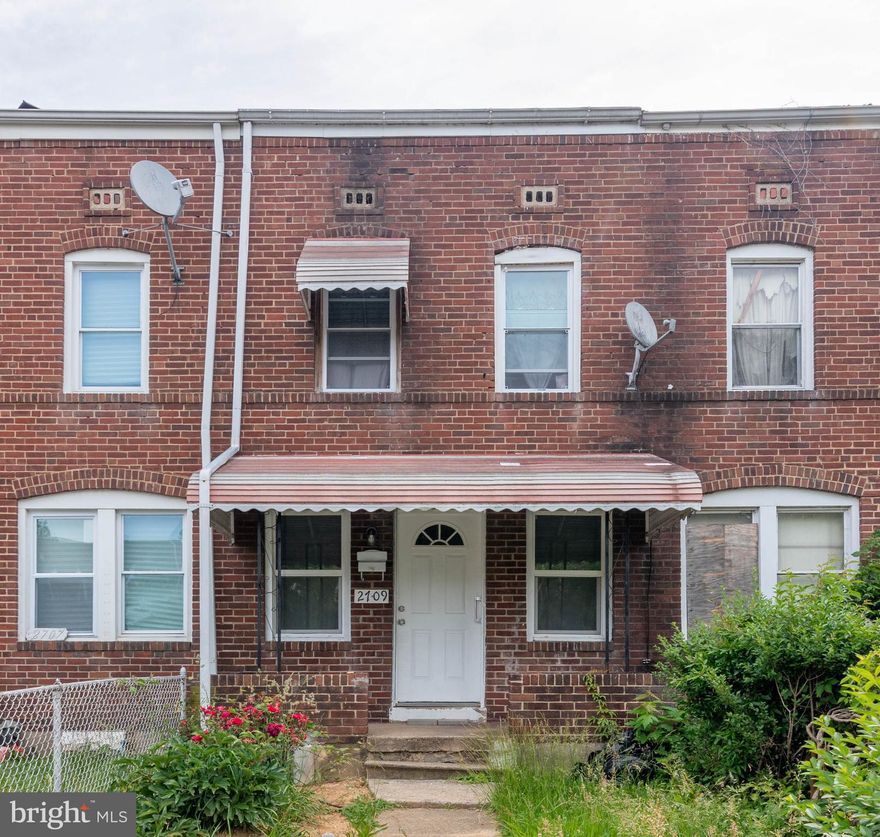 List price to be opening bid at online only auction.  Online auction to be conducted on Auctioneers website. Bidding begins Thursday, June 19th and ends Tuesday, June 24, 2025 at 11:30AM. Prime Investment: Section 8 Tenant-Occupied Townhouse in Cherry Hill. This 2-bedroom, 1-bath townhouse in Cherry Hill is a fantastic investment opportunity, currently tenant-occupied with a gross monthly rent of $1,341. Property Features: • Main Level: Living area and kitchen, featuring wood-style flooring. • Upper Level: Two bedrooms with wood-style flooring, a full bathroom, and mechanical systems. Additional Highlights: • Wood-style flooring throughout main and upper levels • Forced hot air heating • Ceiling lights and fan • Fenced-in backyard • Convenient kitchen walkout to backyard. Prime Location: Nestled in Cherry Hill, this property offers easy access to dining, shopping, schools, and recreational areas. Close to the Baltimore-Washington Parkway, I-95, I-895, the Patapsco River, and multiple parks. Seize this opportunity to own an income-generating property in a highly convenient location!