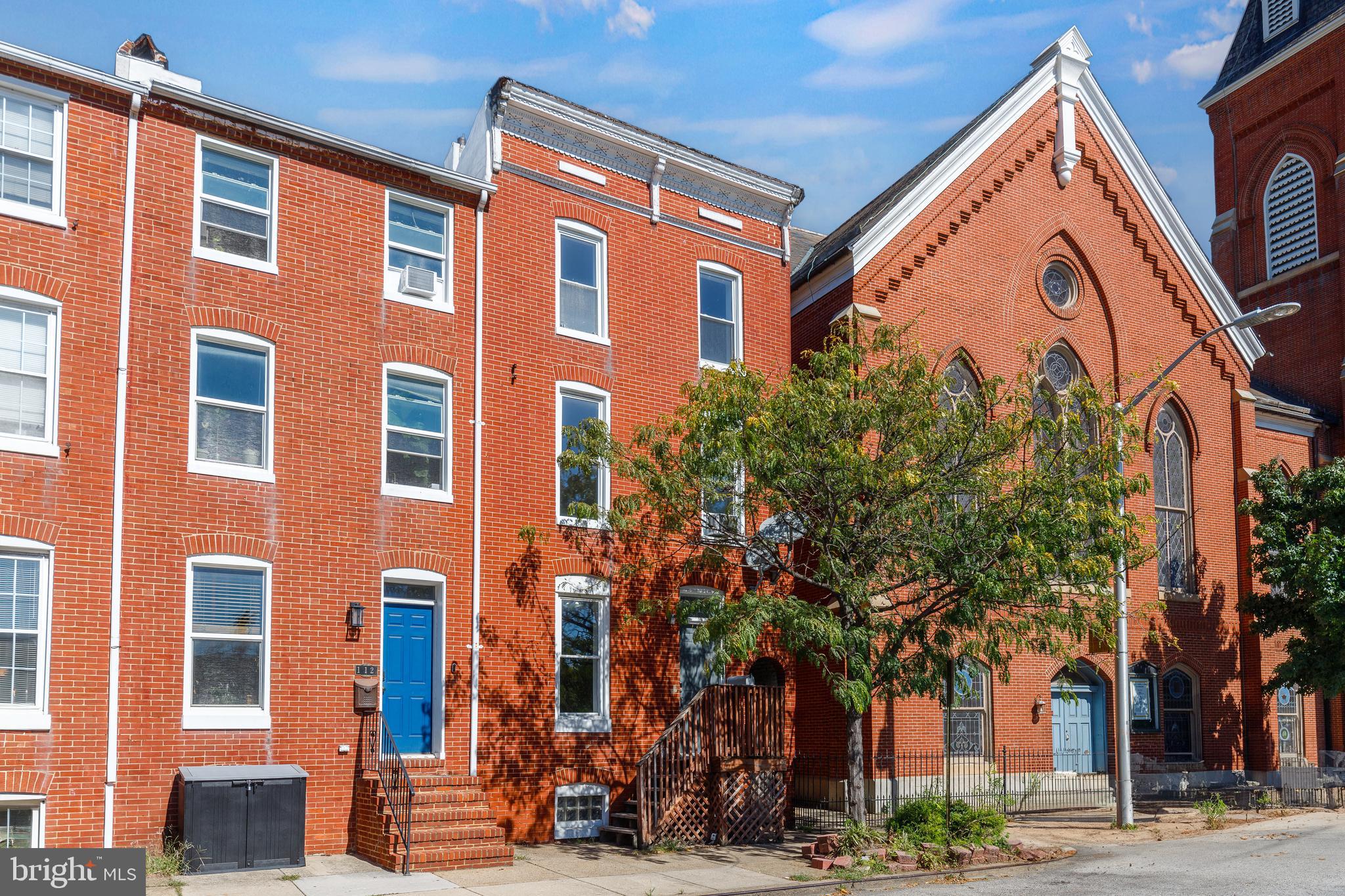 Please note, photos have been virtually staged! Discover the charm of this 4-bedroom, 2-bathroom end-of-row Federal Hill townhome—a historic brick beauty now enhanced with modern updates throughout. Step inside to find updated LVP flooring on the main level, brand new carpeting in the bedrooms, and fresh paint that gives the home a bright, refreshed feel. Enjoy peace of mind with brand new windows installed throughout the home. The kitchen is fully equipped with stainless steel appliances, new countertops, and stylish accent finishes that elevate the space.
Upstairs, the bedrooms and bathrooms are spread across two levels for added privacy. The first upper level features two spacious bedrooms and two full bathrooms—each featuring new showers and updated vanities. The second upper level offers two additional large bedrooms with ample closet space.
The basement has been waterproofed with a new drainage system and sump pump, offering extra utility or storage space. Outside, enjoy a fenced-in patio—perfect for relaxing or entertaining. Just a short walk to Cross Street Market, local parks, and the stadiums, with quick access to major highways for an easy commute. This updated Federal Hill gem offers the perfect mix of historic character and modern comfort—don’t miss it!