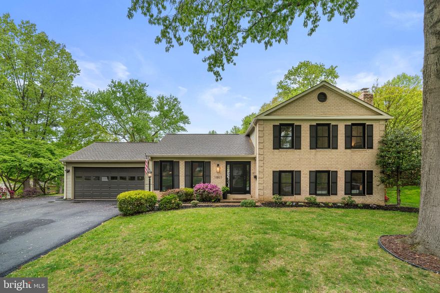 Crofton Park living at its finest! Perfectly positioned on a large corner lot just one block off the Parkway, this beautifully renovated home offers exceptional space, style, and convenience on a quiet cul-de-sac street surrounded by mature trees and lush landscaping.

This move-in-ready home features 5 bedrooms, 2.5 bathrooms, a 2-car garage with attic storage, two decks, and a spacious shed, all complemented by a thoughtfully designed, open layout. A dramatic vaulted foyer welcomes you and flows seamlessly into the main living areas.

The fully updated kitchen showcases quartz countertops, sleek black stainless steel appliances, abundant cabinetry, pantry storage, and a bright breakfast area, all enhanced by vaulted ceilings. The adjoining dining and living spaces open via slider to a two-tiered deck, perfect for entertaining or relaxing while enjoying the private, landscaped yard.

Upstairs offers four bedrooms and two full baths, including a spacious primary suite with walk-in closet and updated en-suite bath featuring a large vanity and walk-in shower. One of the bedrooms is currently configured as a home office connected to the primary but can easily be converted back.

The lower level adds incredible flexibility with a fifth bedroom, convenient half bath, expansive family room with fireplace, dedicated laundry area with built-in shelving, and walk-out access to the backyard.

Major updates include:

Roof, Gutters/Guards and Downspouts (2024)
Stylish black windows (2025)
Waterproof flooring throughout (2024)
Updated bathrooms (2024 & 2026)
LED lighting throughout (2024)
Expanded asphalt driveway (2025)
Improved crawl space with insulation,  vapor barrier and new support beams  (2026)
Updated outlets (2024)
HVAC blower motor replaced (2026)
Garage Door Opener (2025)
(Full list of updates in the disclosures)

Ideally located close to shopping, dining, and major commuter routes, this home offers the perfect blend of comfort, upgrades, and location. Two pools within the neighborhood you can join!

This one won’t last—schedule your showing today!