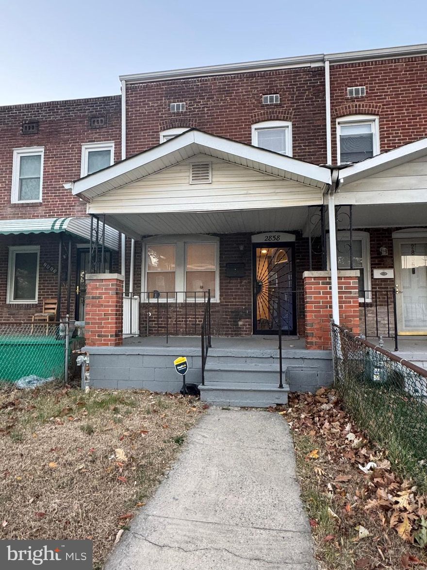 Investor Alert! Don’t miss this opportunity to own a 2-bedroom, 1-bathroom rowhome in the community of Cherry Hill, Baltimore. This property is a turnkey investment opportunity for any savvy investor looking to scale or start their rental business. The home features a traditional layout with ample natural light, hardwood flooring, and fresh paint—perfect for long-term renters. Cherry Hill offers growing appeal with proximity to the Middle Branch Waterfront, new recreational development projects, parks, community centers, and convenient access to Downtown Baltimore and major highways. It’s a lovely neighborhood, attracting attention for both community investment and redevelopment potential. Whether you're expanding your portfolio or entering the Baltimore rental market, this property. Schedule a showing today!