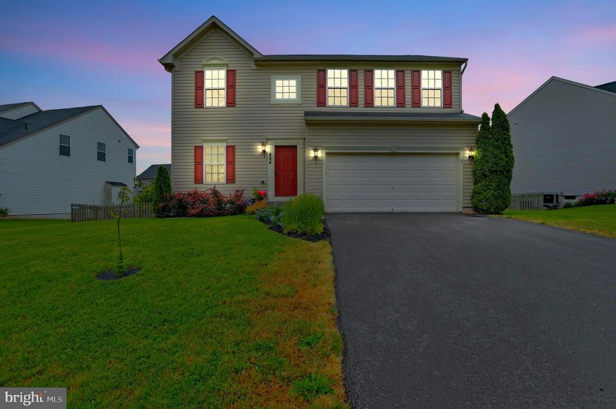 THIS SPACIOUS FOUR BEDROOM  COLONIAL LOCATED IN THE DESIRABLE COMMUNITY OF MADDEX FARM IS CONVENIENTLY SITUATED WITHIN WALKING /BIKING DISTANCE OF  DOWNTOWN SHEPHERDSTOWN AND SHEPHERD UNIVERSITY.  FEATURES OF THIS WONDERFUL HOME  INCLUDE;  AN OPEN PLAN FIRST FLOOR DESIGN WITH THE MORNING ROOM OFF THE KITCHEN / LARGE FAMILY ROOM / FORMAL LIVING ROOM  AND POWDER ROOM. THE SECOND FLOOR MASTER SUITE HAS A LARGE MASTER BATH WITH SEPARATE CERAMIC SHOWER AND SOAKING TUB, DOUBLE BOWL VANITY AND WALK IN CLOSET. THE  LAUNDRY ROOM IS CONVENIENTLY LOCATED ON THE SECOND FLOOR  IN ADDITION TO THREE MORE BEDROOMS AND ANOTHER FULL BATH. THE WALK OUT BASEMENT HAS A LARGE FINISHED RECREATION ROOM WITH ANOTHER 1/2 BATH AND UNFINISHED STORAGE .  FINALLY, THERE IS THE FENCED BACK YARD FOR FOR ALL OF YOUR FAMILY ACTIVITIES, BARBEQUES, ETC. CALL FOR YOUR APPOINTMENT NOW, THIS WONDERFUL HOME WILL NOT LAST LONG.