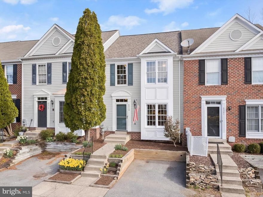 Here is a rare opportunity to own a home in the North Shore Village at the heart of Lake Linganore! This charming townhouse is only a 5 minute walk to the lake and scenic walking trails. It's also a short stroll to Lake Linganore amenities and events including Coldstream Beach, Coldstream Pool, summer concerts, food truck nights, and farmers' markets. The house backs up to a peaceful wooded area, so you can continue to enjoy the outdoors from your large deck and connected patio with roofing system. Inside the home you will enjoy a spacious living room and a bright eat-in kitchen, complete with a custom butcher block island and quartz countertops. The upper floor boasts vaulted ceilings, overhead lighting in the bedrooms, and new carpet throughout (2024). The half-finished walk-out basement with full bath is perfect for a playroom, second living room, work space--you name it! The spacious unfinished area includes a built-in workbench and plenty of storage space. The roof is less than 5 years old. You won't want to miss this one!!!
Some photos have been virtually staged