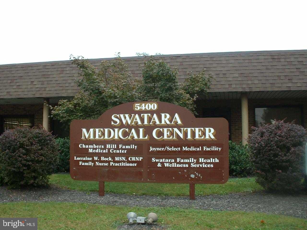 Swatara Medical Center is a "one-stop" 9,924 SF medical and professional office users; Between Harrisburg and Hershey Med Center the tenants feed off both markets; Perfect user / investor opportunity; Two suites available for lease (2241 SF and 1605 SF) and currently being marketed; Seller will sell as a sale / leaseback and become tenant for 10 yrs.; Property is well known as to medical users and location with EZ access to major transportation