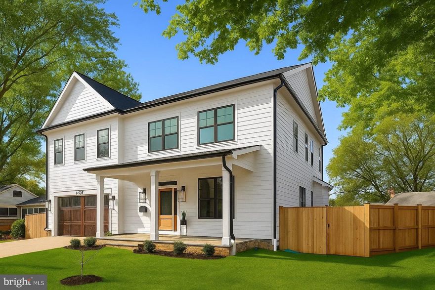 Presenting a stunning, THREE YEAR OLD home located at 10024 Sinnott Dr. in Bethesda! This meticulously crafted residence by ERB Construction offers an expansive 4,456 square feet of living on three finished levels. The property boasts five spacious bedrooms each with its own en suite bathroom and a fully fenced rear yard.

Upon entering this elegant home, you are greeted by high ceilings and white oak flooring that flows seamlessly throughout the open floor plan. The kitchen is a culinary enthusiast's dream featuring quartz countertops, a waterfall island, walk-in pantry and state-of-the-art stainless steel appliances including a six-burner cooktop.

The large mudroom is equipped with built-ins for your convenience. The primary suite provides a private retreat with a tray ceiling  and two walk-in closets for ample storage. A separate vanity area adds an extra touch of luxury to the space.  The lower level features a large recreation area, huge bedroom (much larger than other models) and bath, and fitness room.

Tastefully added wallpaer and window shades add to a move in ready, cozy feel and less for the buyer to have to upon move in.

Living in Bethesda comes with many conveniences and amenities. Enjoy proximity to Wildwood Shopping Center for your retail needs and dining options. Ashburton Elementary School is also within walking distance.