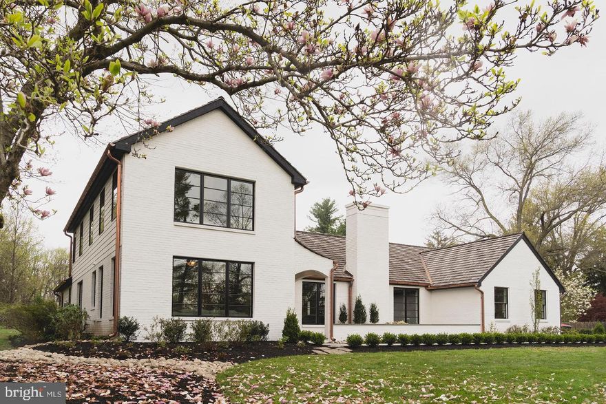 Located on 2 spectacular acres, 211 Plymouth Road embodies quality, design and comfort at its best. This spectacular home was restored/renovated in 2019 by the Design firm Tallulah & Bird and built by Regan Construction Company.  The gourmet kitchen has a soaring vaulted ceilings, an oversized center island, Carrera marble counter tops and back splash, custom cabinetry, 8 burner gourmet cooking range with two ovens along with high end built in appliances that makes for a chef’s dream kitchen. This over sized kitchen and family room  is flooded with natural light making it a focal point for holiday gatherings and entertaining.  In addition, a large walk-in pantry adds to the abundance of kitchen cabinet storage. The flooring throughout the house is made from reclaimed vintage lumber giving a warm pumpkin glow that only time can produce.  Beneath the warm pumpkin colored flooring  is radiant heat to keep your feet warm during the cold winter nights while delivering consistent heat throughout the first and second floor.  The living room has a wood burning fireplace, beautiful built-in shelving crafted from reclaimed beams and raised ceilings with tongue and groove wood. The adjacent dining room has the same lovely, raised tongue and groove ceilings and overlooks the rear patio adorned with bistro lights for late night back yard gatherings. The cozy reading nook leads to a dramatic primary bedroom suite with soaring ceilings, 2 spacious walk-in closets and beautiful views of the rear garden and barn. The en-suite bath has a seamless tile floor shower, free-standing soaking tub, separate water closet, and 10-foot double vanity. There is an additional bedroom on the first-floor level that is complete with an en-suite bathroom. Two additional spacious bedrooms with en-suite baths are located on the second floor. Each of the bathrooms are finished with high end tile flooring and showers along with custom fixtures and finishes that surpass even the most discerning homeowners.  The property includes an enclosed two-car garage, mudroom with custom cabinetry and plenty of parking. The barn sits towards the back of the property and has endless possibilities. The Gwynedd Valley address lies within the Blue Ribbon, award-winning, Wissahickon School District with ease to major roadways, shopping districts, and Regional Rail. This is truly and rare opportunity to own a turnkey masterpiece of a home. Note: Current photos are from 2019, new Photos will be coming soon.