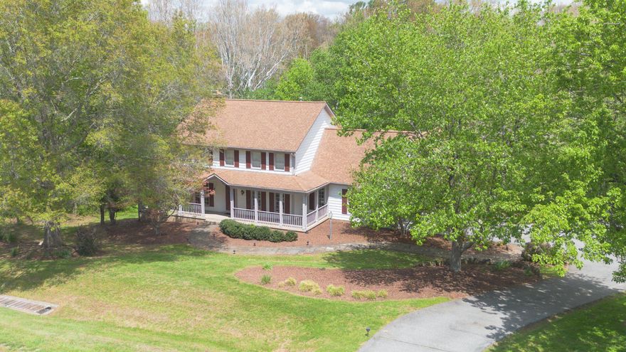 Elegance and privacy meet in this stunning Liberty-built Colonial nestled on 2.1 serene acres backing to parkland. Offering over 5,600 finished square feet, this impressive residence features 6 spacious bedrooms and 5 full baths designed for refined yet comfortable living.  The gourmet kitchen showcases granite countertops, stainless steel appliances, and rich hardwood floors, flowing seamlessly into the inviting family room with fireplace. The fully finished walk-out lower level provides additional living space complete with recreation room, den, and full bath—ideal for guests or multigenerational living.. Outdoor living is exceptional with a screened-in porch, expansive upper and lower decks, and professionally landscaped grounds. Additional highlights include two fireplaces, a main-level full bath, side-entry 2-car garage, and a 14KW backup gas generator. A rare opportunity to own space, sophistication, and tranquility in sought-after Foxlair Acres.  Don't miss the opportunity to call this home.  !Welcome Home!