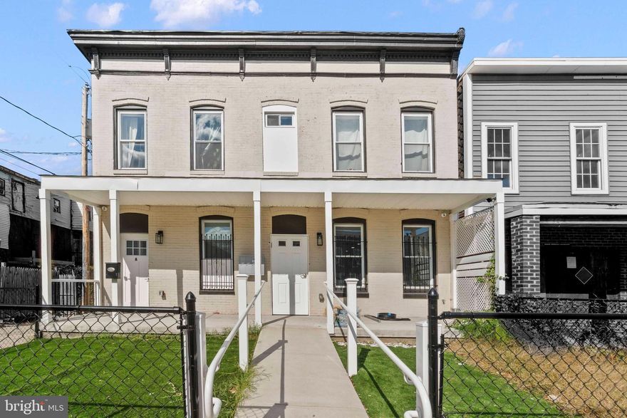 A flexible and affordable living opportunity: the vacant ADA apartment allows an owner-occupant to live on-site while the other three units help offset monthly expenses. With 20% down, estimated PITI is about $1,138/month, or approximately $95/month with FHA 3.5% down (call us to learn more). This setup provides an accessible path into homeownership with built-in rental income and long-term financial stability.

Each apartment is fully renovated, featuring quartz countertops, wood cabinets, stainless-steel appliances, vinyl plank flooring, ceramic tile baths, and in-unit washers and dryers—all upgrades that support strong rentability and reduce future maintenance needs. One unit is fully ADA-compliant with ramp access, roll-under sink, and barrier-free shower, a rare feature that expands the potential tenant pool and adds long-term leasing flexibility.

The building includes four 2023 electric heat pumps and four 2023 electric water heaters, offering modern mechanical systems that minimize repair costs and improve operating efficiency. Separately metered electric with landlord bill-back for public service electric and City water keeps owner expenses low and maximizes return. C-PVC and PVC plumbing provides reliable, low-maintenance infrastructure. 1602 Cypress is Limited Lead-Free, reducing paperwork and costs at turnover and lowering landlord liability.

A three-car rear parking pad adds everyday convenience for tenants and enhances the building’s appeal. Located near major employment hubs—including the Port of Baltimore, Amazon distribution centers, and Tradepoint Atlantic—this property benefits from strong workforce housing demand and consistent occupancy. With updated systems, strong rents, and an owner-occupant opportunity rarely available in this price range, 1602 Cypress Street is a practical and well-positioned investment in South Baltimore.