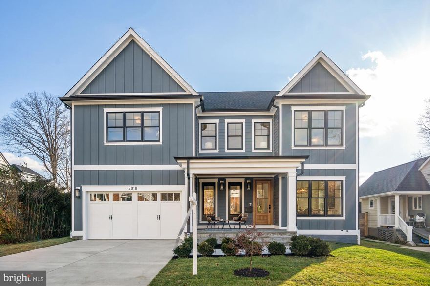 Welcome to 5010 Bangor Drive in Garrett Park Estates. A GORGEOUS BRAND NEW HOME IN GARRETT PARK ESTATES - KENSINGTON! This high quality 6 Bedroom and 5 1/2 Bath new construction offers everything that you are looking for in your new home, including an open floor plan with great spaces and lovely finishes with attention to detail. You will enjoy and appreciate the high quality craftsmanship on 3 finished levels with approximately 5,293 sq. feet of amazing living space. This masterfully designed and built home provides ample formal spaces for entertaining and comfortable everyday living with high ceilings, pretty crown molding and generously sized rooms. Stunning white oak hardwood flooring on the main and upper levels, Anderson windows, custom light fixtures, a mudroom, a gorgeous primary suite with 2 sinks, a soaking tub and a beautiful custom shower, and an amazing gourmet kitchen are just some of the features that you will fall in love with. The main level features a bedroom and full bath! Upstairs you will enjoy a family room/home work room along with 4 bedrooms, 3 full baths, plus the convenient laundry room. The lower level offers a spacious great room with a bar, a game or play area, extra storage, and a guest/nanny/au-pair suite, and an area way exit to the rear fenced yard. Close to all of North Bethesda's restaurants, shopping, and parks! Easy access to all major commuter routes. Comfort, luxury and convenience - you will LOVE living in this beautiful new home!