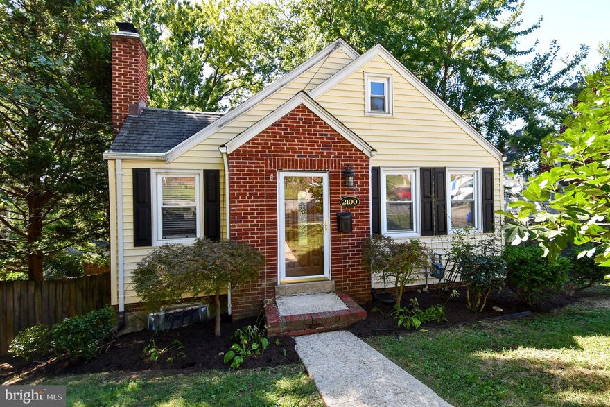 Charm meets convenience in this sun-filled, 3BR, 2BA expanded Cape Cod on a quiet street in sought-after Douglas Park!  Vaulted ceilings, hardwood floors, fireplace, and a gorgeous, open kitchen.  French doors open to a deck with great view.  Basement rec room, finished attic can be an office.  Fenced back yard.  Close to the theatres and restaurants of Shirlington Village, and to Barcroft Recreation Center, parks, bike baths, dog park, and so much more!