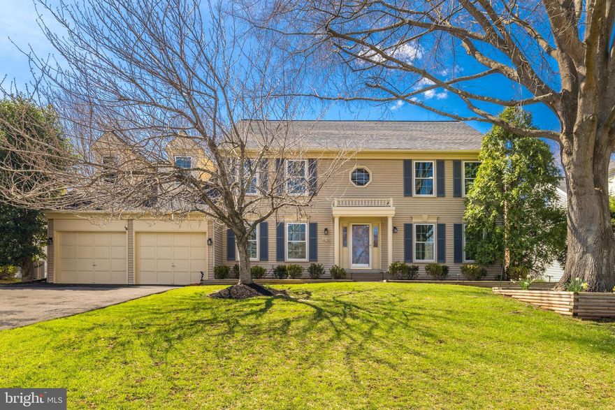 Open House 29/30 March (12-3PM).  Showing-Time Not Activated;  Agent Requests Text or Call For Showings.  Review PLAT & Renovations/Upgrades in Docs.  Please Remove Shoes or Wear Booties.  Immaculately Detailed High-Elevation Colonial (North East Facing).  Upper-Level w/4-Beds, Sitting RM & 2.5-Baths w/over $82,000 In Recent Upgrades.  Located on a Quiet Cul-de-Sac in Sought After Wellington/Cloverfield.  Freshly Painted Exterior/Interior, Well Landscaped w/New Shrubs & Fresh Mulch;  Creating a Lovely Curb Appeal.  Spacious Open Floor Plan w/Seamless Flow:  Bright & Sun-Filled Main-Level w/Newer Windows; Main-Level Windows are Triple-Pane & Upper-Level are Double-Pane.  Hardwood Flooring On Main-Level & Upper-Level Hardwood Flooring in Hallway, Primary Bedroom Suite, Sitting RM & 2-Bedrooms;  4th Bedroom has New Carpeting/Padding.   Spacious 2-Story Foyer is Flanked by Bright Office or Library w/French Doors & Spacious Living/Dining RM.  Center Hallway Leads to a Renovated Powder RM w/Vessel Sink & Gourmet Kitchen w/Hardwood Flooring, Center Island Cooktop, Granite Countertops, Ample Cabinetry, Stainless Steel Appliances & Pantry.  Sunny Eat-In Kitchen Area Has Large Bay Window Overlooking Rear Yard for Picturesque Dinning; Bringing Outside-In.   Separate Bright Formal Dining RM Accented w/Chair Railing/Crown Molding with Access to the Kitchen & Spacious Family RM.   Adjacent to Eat-In Kitchen is a Spacious Cozy Family RM w/Cathedral Ceiling, Floor to Ceiling Brick Gas-Fireplace, New Carpeting & Industrial Padding w/Access to Patio & Rear Yard--Excellent Spaces for Family Gatherings & Guest  Entertaining.   Upper Level has Spacious Primary Bedroom Suite w/Separate Spacious Sitting RM; All w/Hardwood Flooring & Totally Renovated Modern En Suite Bath w/Free Standing Tub, Spacious Walk-In Shower w/Glass Enclosure, Double Vessel Sinks & Ample Center Cabinetry Between Vanities w/Large Walk-In Closet.  The 3-Additional Spacious Bedrooms (2-Bedrooms have Hardwood Flooring), and 4TH Bedroom is a Spacious Bedroom w/Sufficient Space for a Sitting or Wall-Office Area w/New Carpeting.  Large Finished Walk-Out Lower-Level w/Spacious Recreation RM w/Totally Renovated Full Bathroom, 2ND Office Space & Spacious 5TH Bonus Bedroom Leading to Walk-Up Stairs to Rear Yard.  The Flat Lot has .23-Acres w/ Fenced Rear Yard, Extended Brick Patio Area & Spacious (12X14) Newer Gazebo by Yardistry w/Wood Frame, Aluminum Roof, Overhead Fan/Light Set & Spacious (8X12) Newer Lifetime Vinyl Shed w/Interior Shelves.   Front-Load 2-Car Garage w/462 SQFT & Overhead Garage Storage & Newer Driveway w/Sufficient Space for 4-Parked Cars & Ample Street Parking.   Services provided by the Wellington Community Association include  Association’s Recreational Amenities, Common Area Maintenance & Landscaping, Management Services & Special Events.  Association Maintains a Management Office in the Community Center for Members & Amenities Include:   Pool-Outdoor, Recreation Facility, Basketball Courts, Bike-Trails, Community Center, Jog / Walk Path, Tennis Courts, and Tot Lot / Playground.   Please Remove Shoes or Wear Booties Provided.