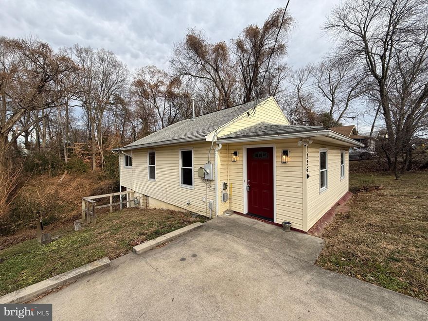 Multiple offered received. Deadline 10am Sunday. 1.22 total acres on 2 separate lots.  Both come as a package deal.  Also included in the sale is a 1 acre lot that is behind it (13608 Armstead St, Woodbridge, VA 22191). Full unfinished basement.  2 car garage with bonus storage under the garage.   Fresh paint and brand new carpet.  Last year new HVAC system.  Lovely updated 2 bedroom and 1 full bath home with convenient location to major highways.  Peaceful and private, on 1.22 acres.  Entry way leading to large Living room with 2 ceiling fans, entire back of the home is the kitchen, breakfast nook and laundry.  Master bedroom with siting area and large closet and additional bedroom across the hall.  Full bath located at the end of the hall.