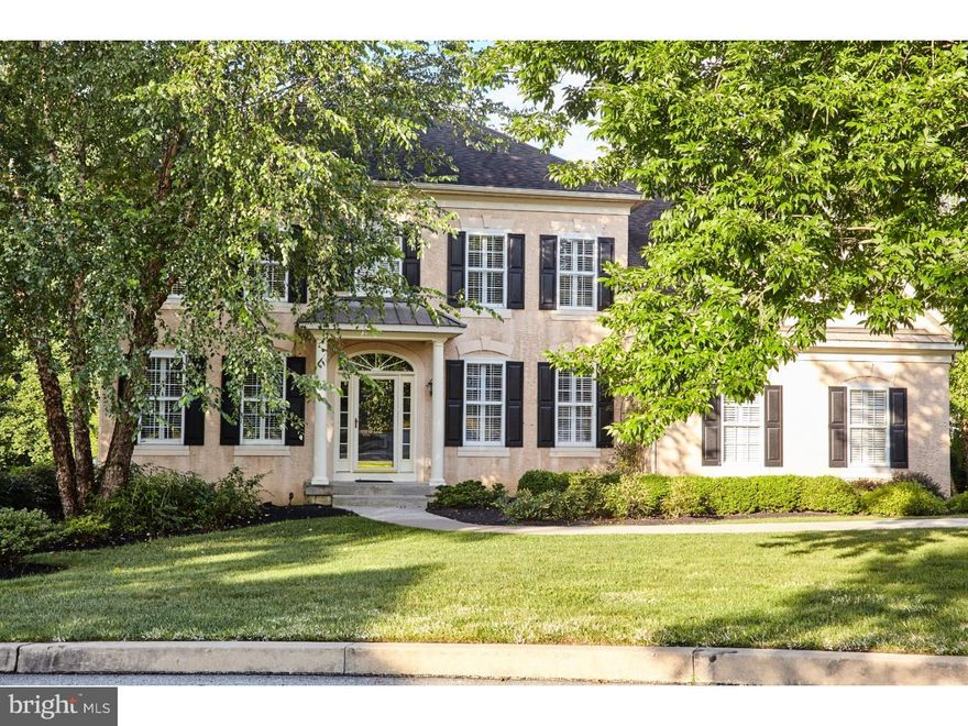 This stately 4 BR 2 1/2 BA Colonial home offers over 4000 sq ft of graceful living spaces with all the modern conveniences and a precise plan to meet all your needs. Located in the Award Winning Rose Tree Media School District on a premium lot in the desirable Old Mill Pointe ? a fun place, a wise purchase and a commuters dream! A grand Two-story Entry way with a soaring staircase welcomes family and friends. The first glance offers views of many custom features and architectural details which are found throughout this modern home:  gleaming hardwood floors, crown moldings, magnificent millwork; an abundance of recessed and accent lighting; custom plantation shutters, heated Travertine marble floors and more; formal Living Room, Dining Room & a Study.  Enjoy ease of daily living in this Gourmet Kitchen with granite counters, stone backsplash, hardwood floors, a huge Kitchen island, white cabinets and stainless appliances!  Delight in views from the Breakfast Area or step onto the private Deck for your morning coffee, to enjoy a gentle breeze and sounds of nature.  Open floor plan continues into spacious family room with plenty of seating, a gas fireplace, a reading nook and serene views of the woods. Plenty of closets, Kitchen Pantry, 1st floor Laundry and a Powder Room complete the main floor spaces.  2nd floor offers a large Master Suite full of light; a separate, beautiful Sitting Area perfect for that relaxing 'me time'; two walk-in closets, Jacuzzi style bathtub, double sinks and a linen closet.  A Hallway Bath & 3 other very spacious Bedrooms complete 2nd floor. Lower level is designed for those in need of a large entertaining space: 2nd Family Room, Game area, Play area? plus plenty of storage. The Bonus Room - Hobby Room, specialty workshop or just an extensive Pantry full of shelves and baskets, ready to go!  There is more? a large flagstone Patio & a romantic gazebo offer a multi level setting for a party or family fun.  Add a play set or get to know your neighbors at the tot-lot. Mature, well-positioned low maintenance professional landscaping surrounds this home. Old Mill Pointe offers a lifestyle of comfort & fun: yearly Halloween Parade, Egg Hunt, Oktoberfest; affordable taxes and HOA fees; near parks and arboretums; near train, trolley, shops, library & restaurants in downtown Media; Everybody's Hometown; convenient to the Blue Route, I-95, Airport & Center City. Minutes to tax-free shopping in Delaware. Call for a private showing today!